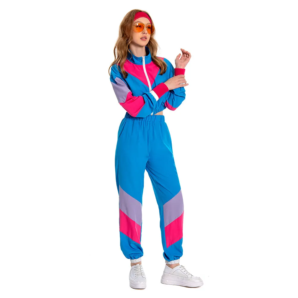 80s Workout Costume Cosplay Costume Outfits Halloween Carnival Suit Costume Outfit Set for Adult Halloween Cosplay