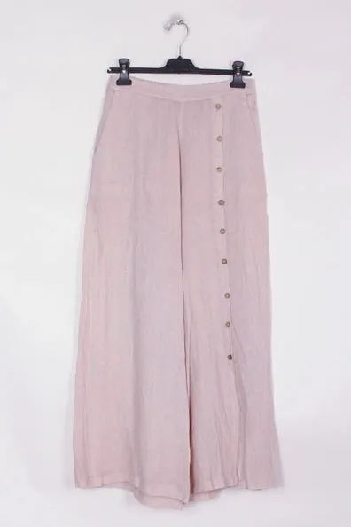 9320 Buttonside Pants 100% Linen