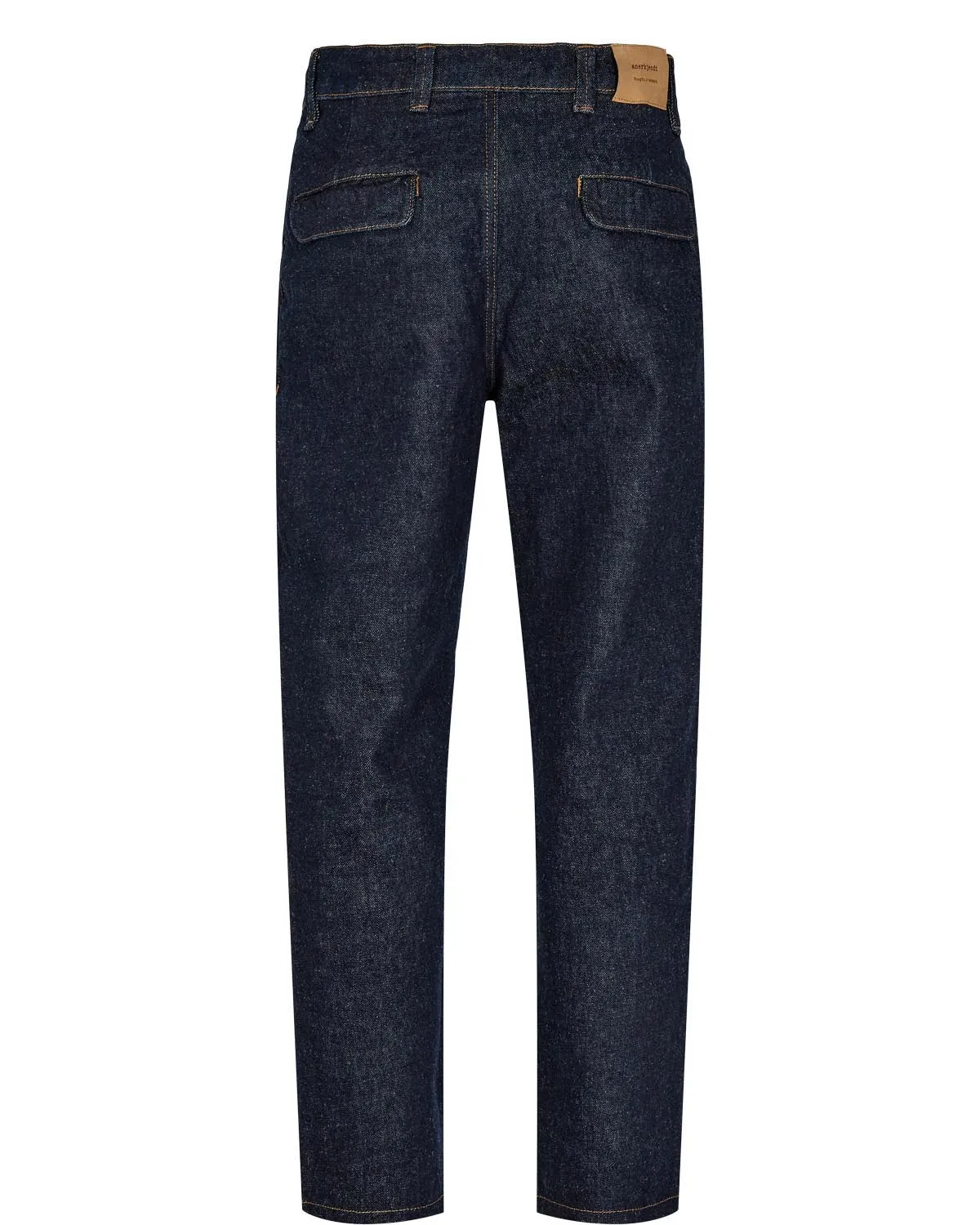 AKJAN DENIM PLEAT PANTS - Raw Denim