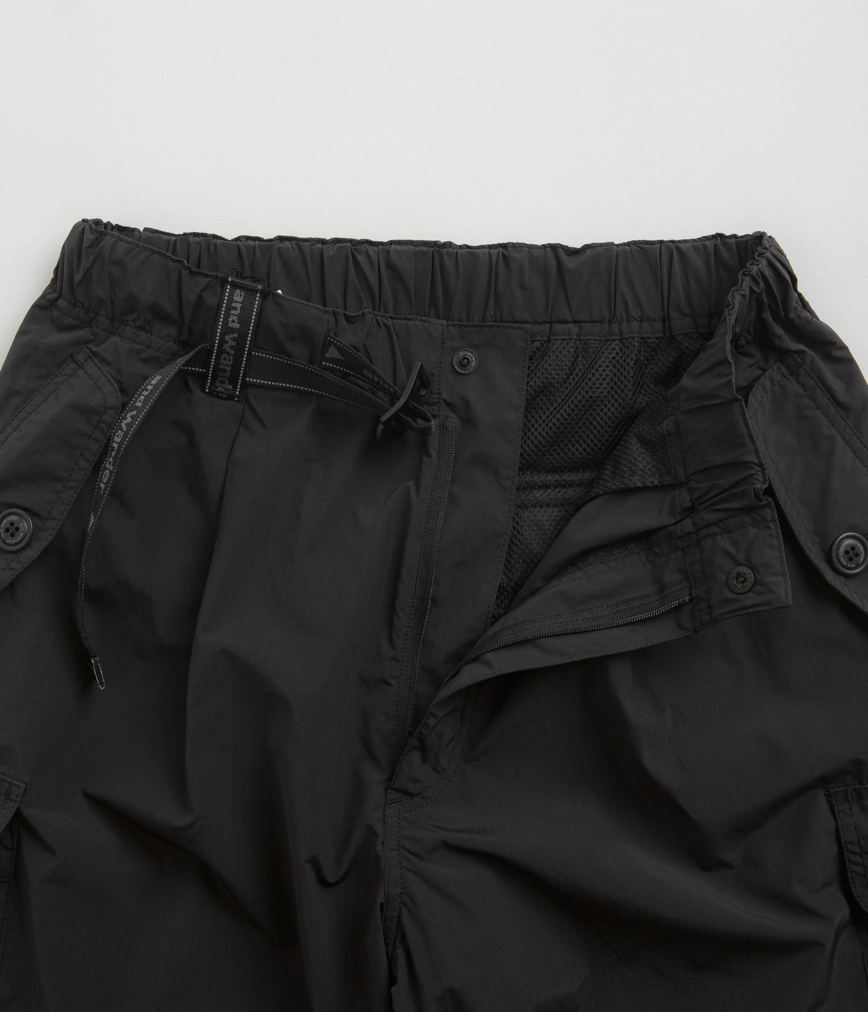 and wander Oversized Cargo Pants - Black