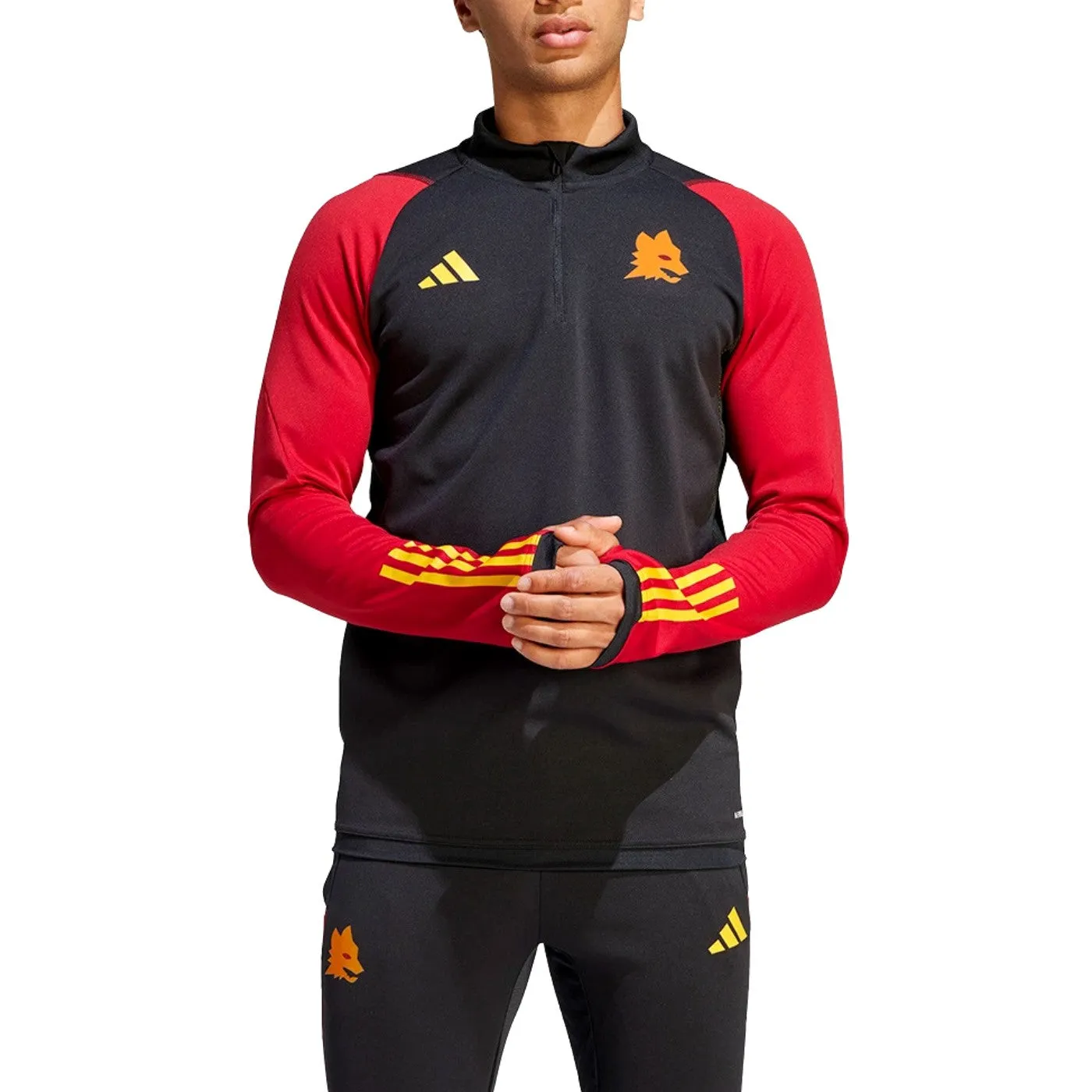 AS Roma training technical Soccer tracksuit 2023/24 - Adidas