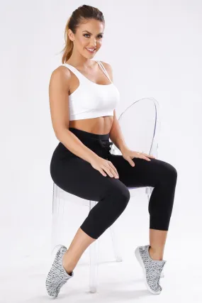 At All Times Drawstring Capri Leggings