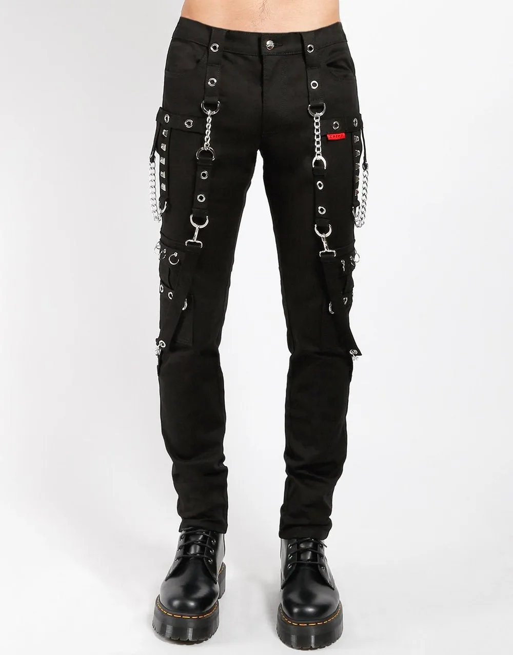 Black & Black Stitch No Excuse Pants