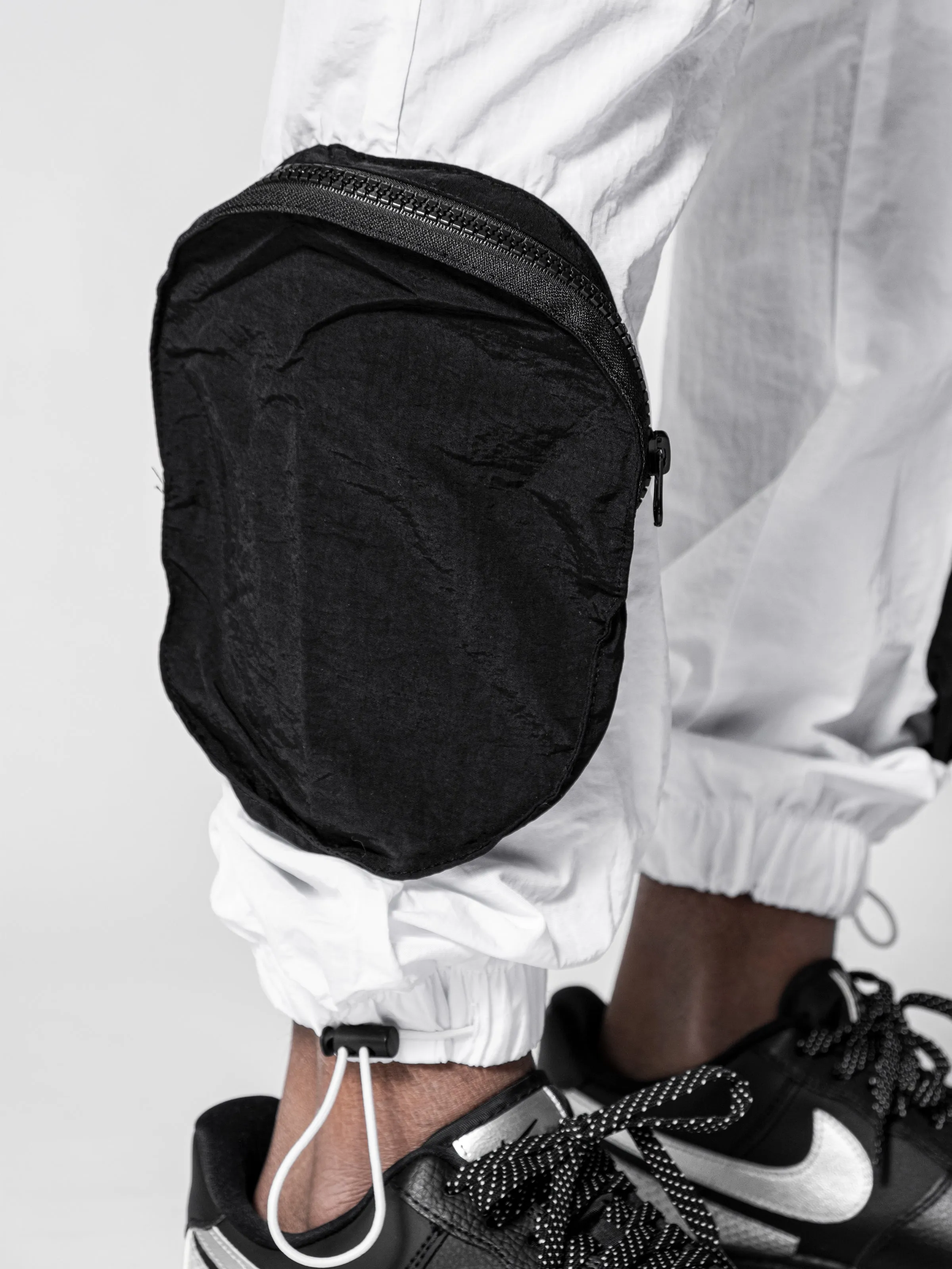 Black & White Parachute Cargos