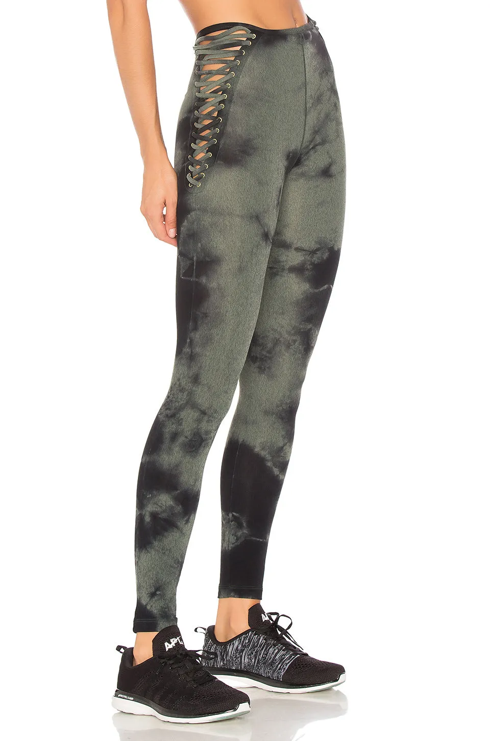 Blue Life Fit Elite Strappy Tie Dye Legging