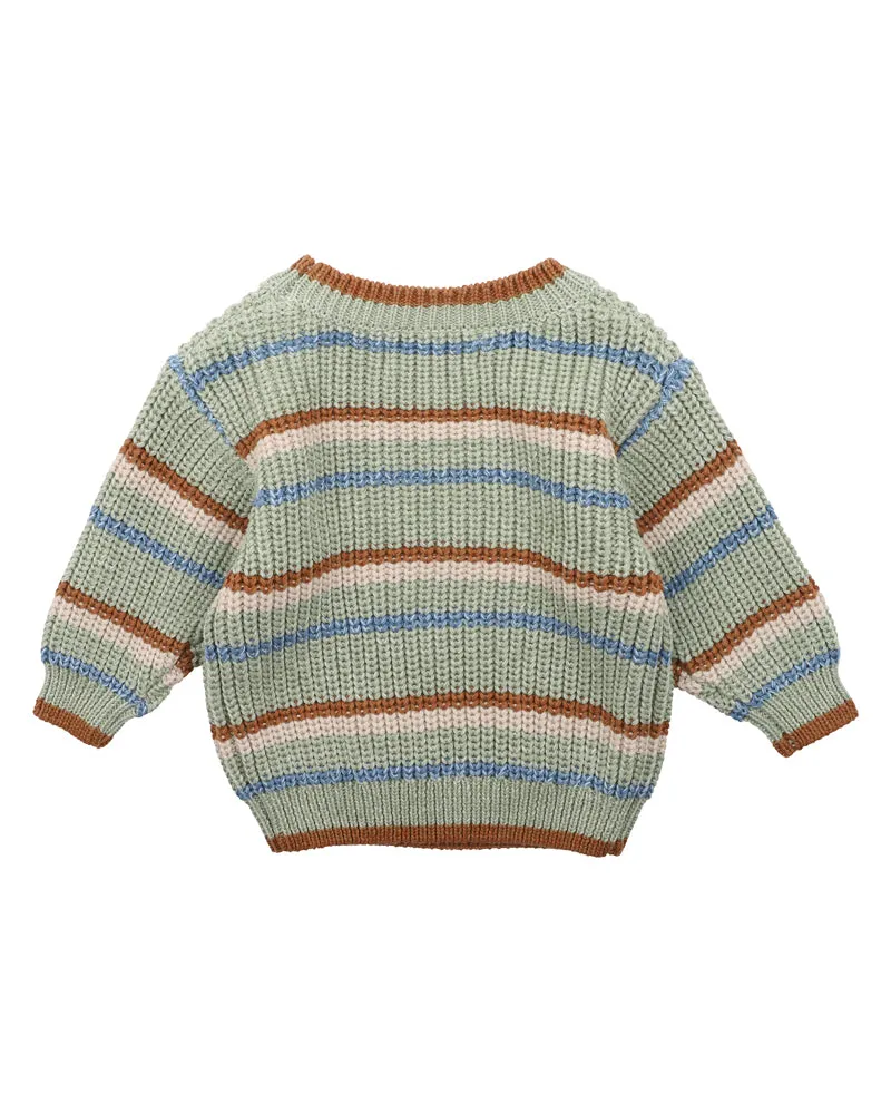 BUG STRIPE KNITTED JUMPER