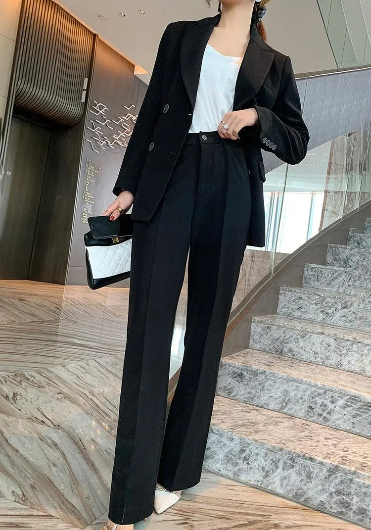 Carmen Double Breasted Blazer & Pantsuit Set