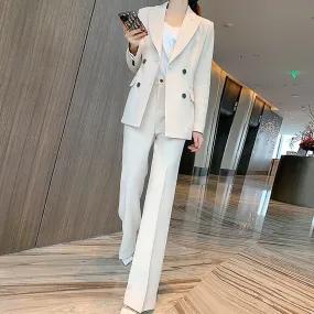 Carmen Double Breasted Blazer & Pantsuit Set