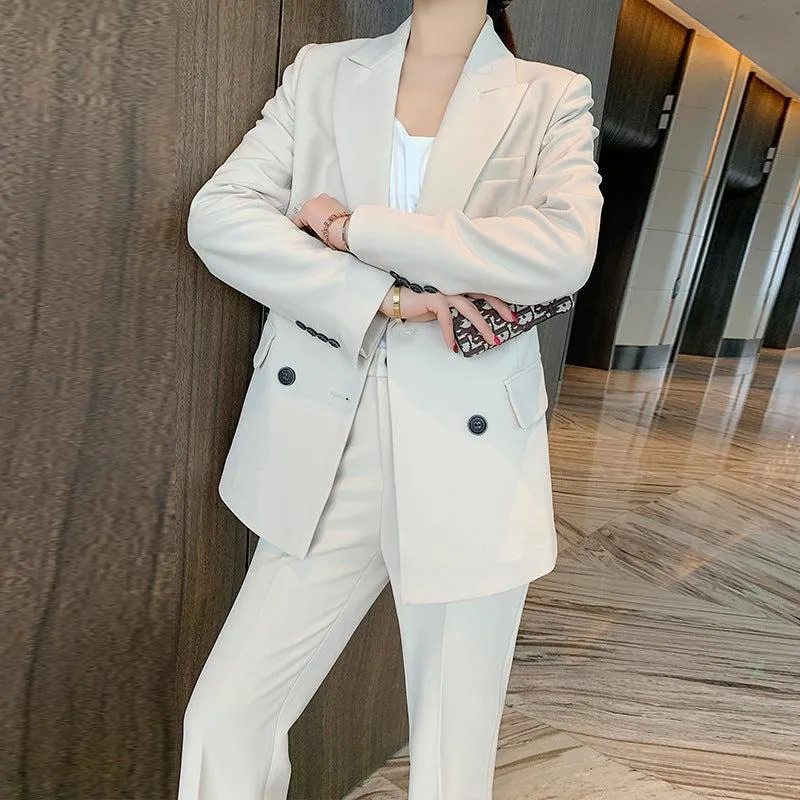 Carmen Double Breasted Blazer & Pantsuit Set