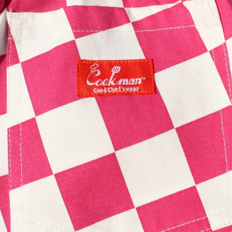 Cookman Chef Pants Kids - Checker : Pink