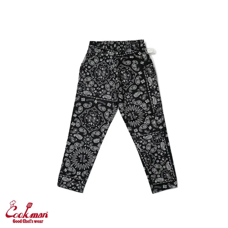 Cookman Chef Pants Kids - Paisley : Black