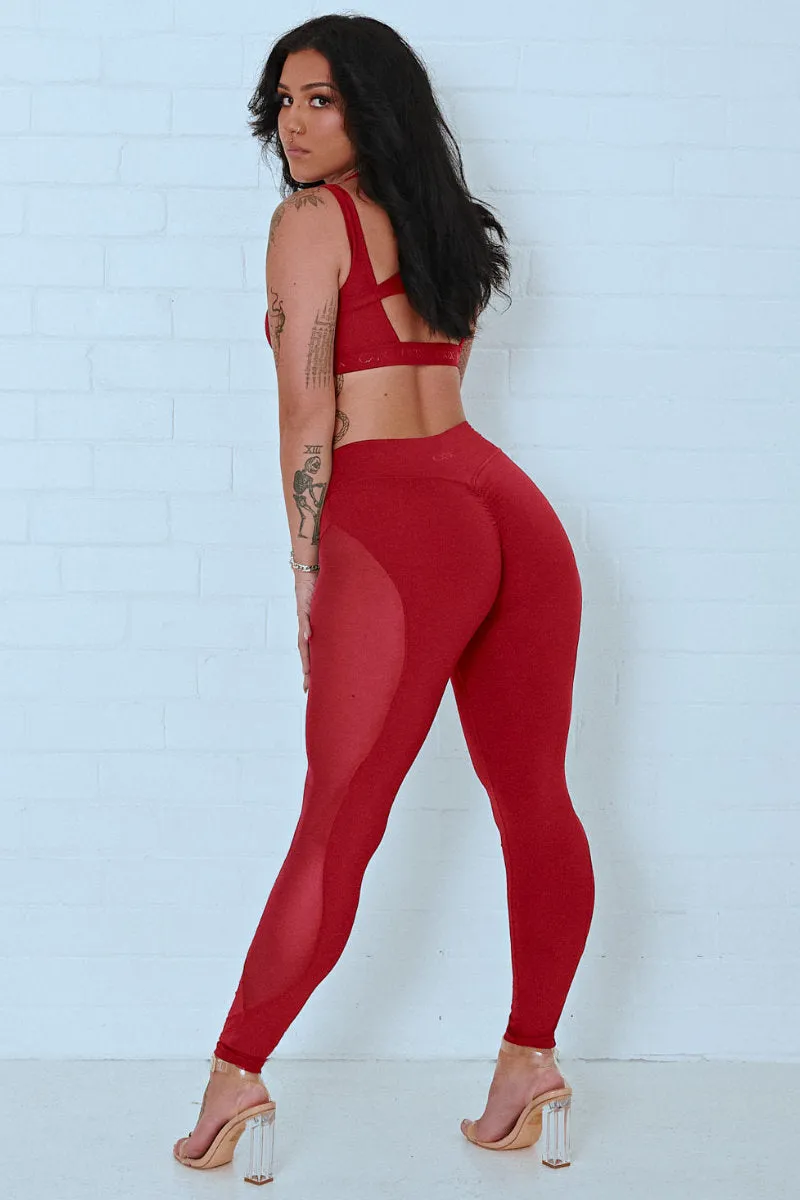 CXIX Baddie Leggings - Chilli