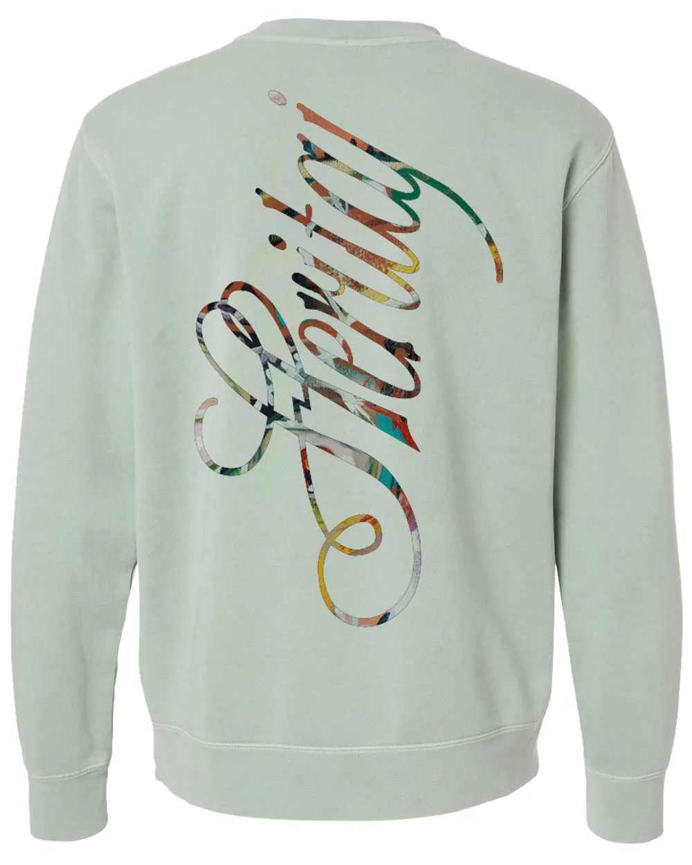 DIVINE INTERVENTION-(Unisex Pigment-Dyed Crewneck Sweatshirt)