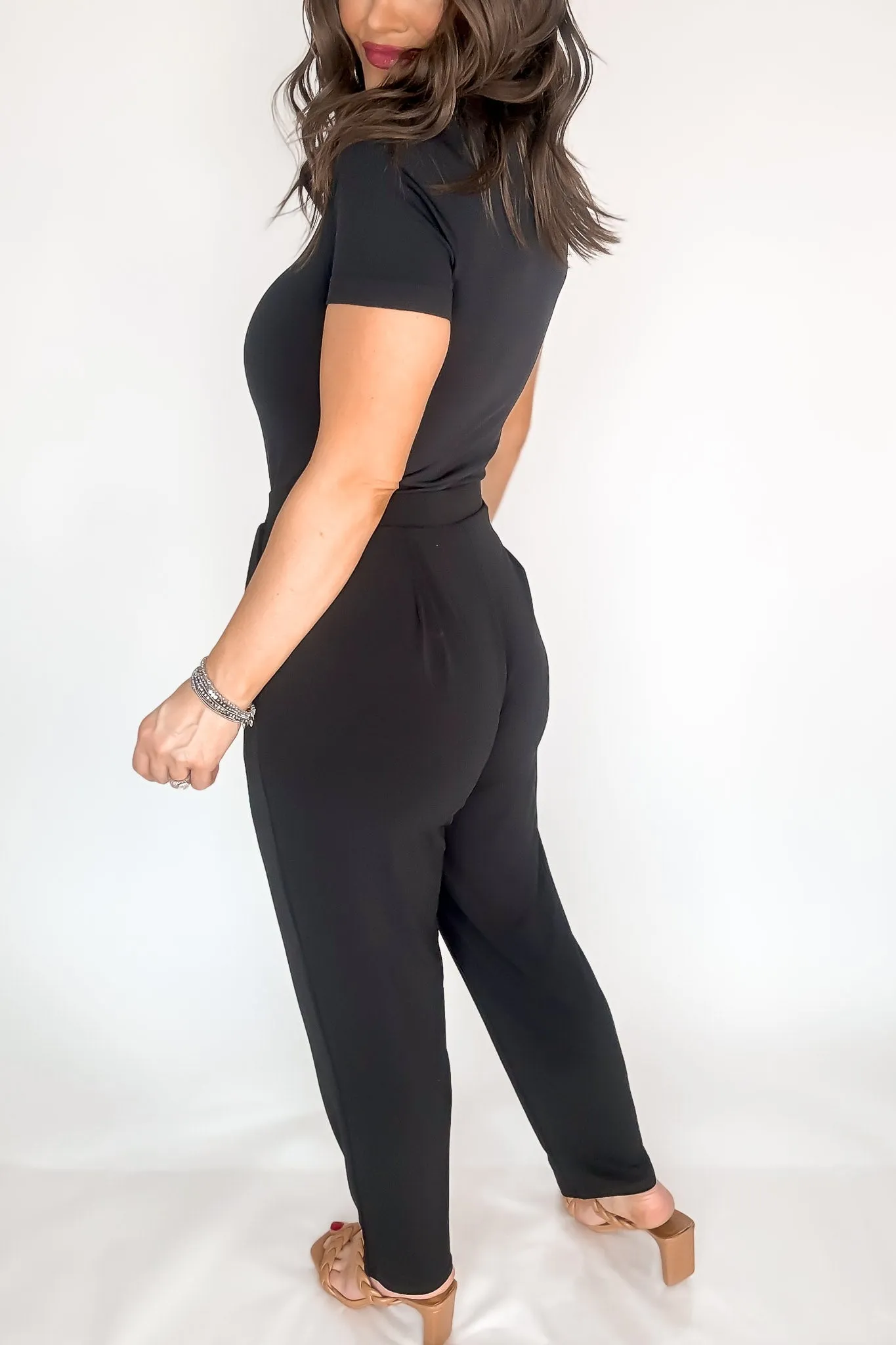 Dress It Up Black Stretch Dress Pants