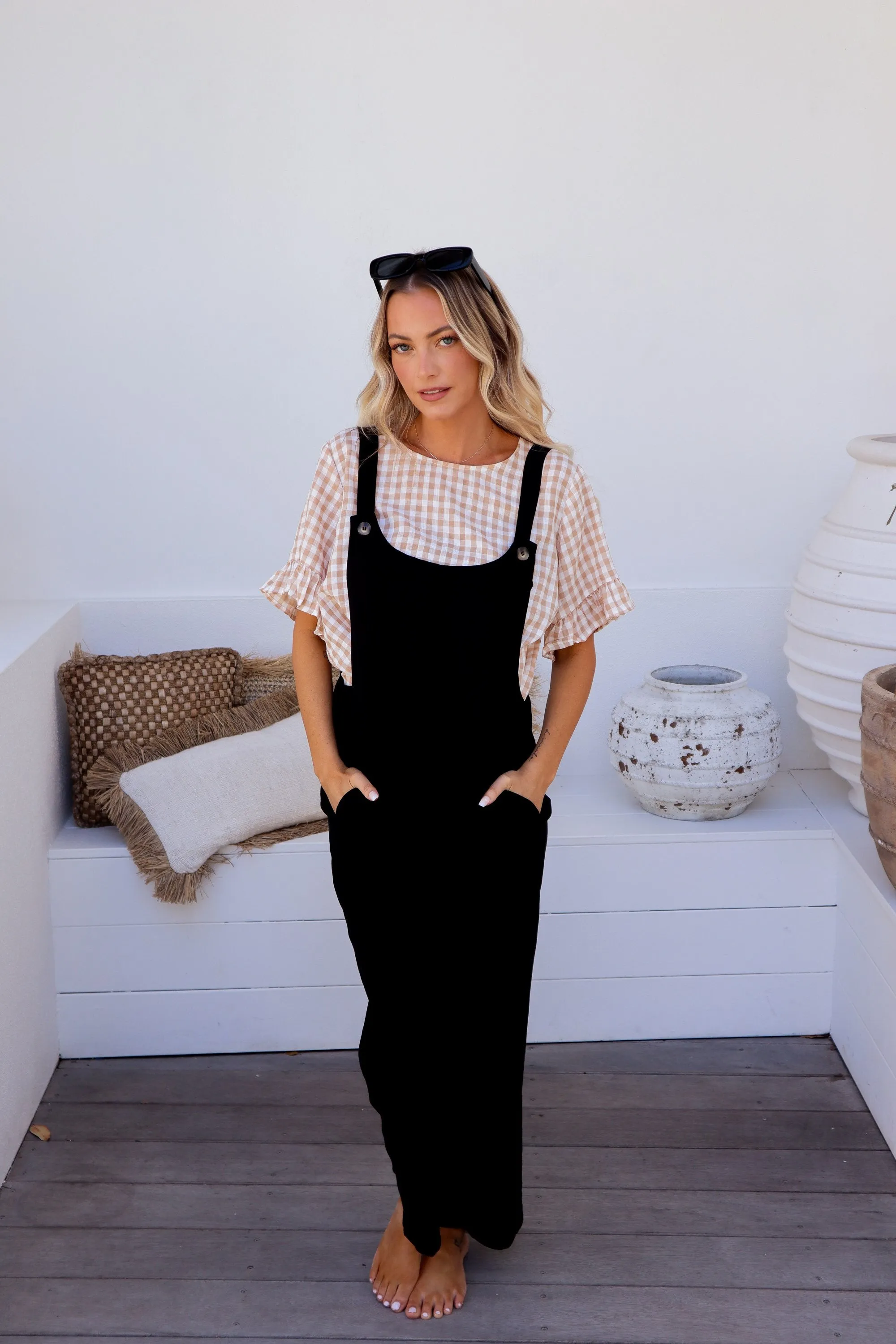 Eliza Overalls - Black