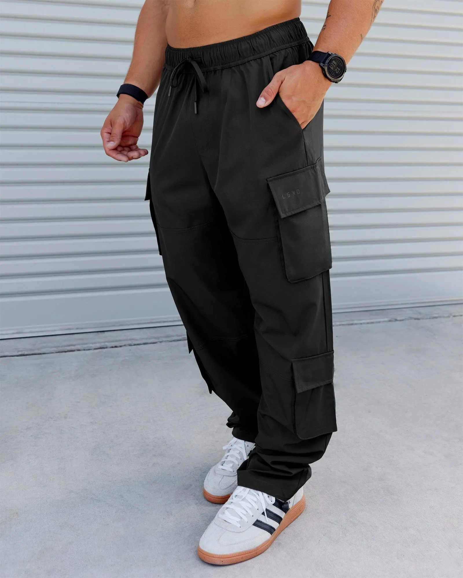 Energy Stretch Relaxed Fit Cargo Pants - Pirate Black