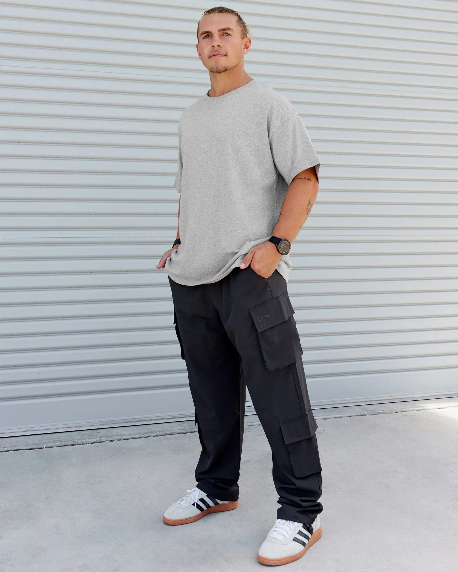 Energy Stretch Relaxed Fit Cargo Pants - Pirate Black