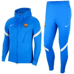 FC Barcelona blue hooded presentation tracksuit 2021/22 - Nike