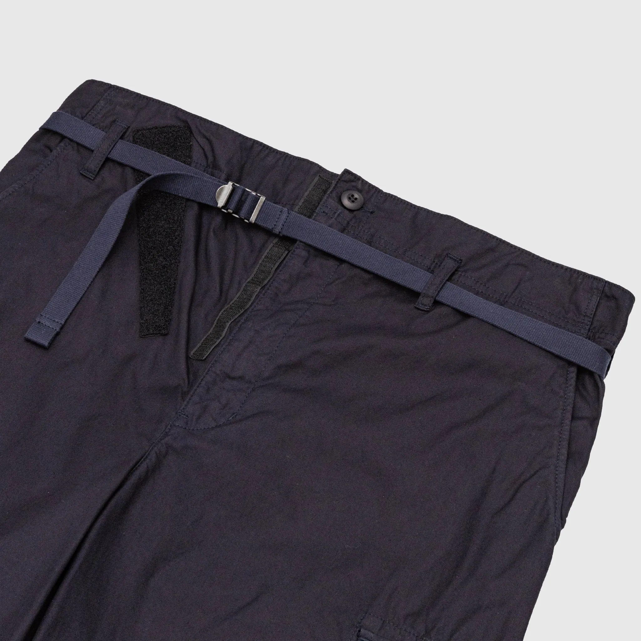 GABARDINE COTTON CARGO PANTS