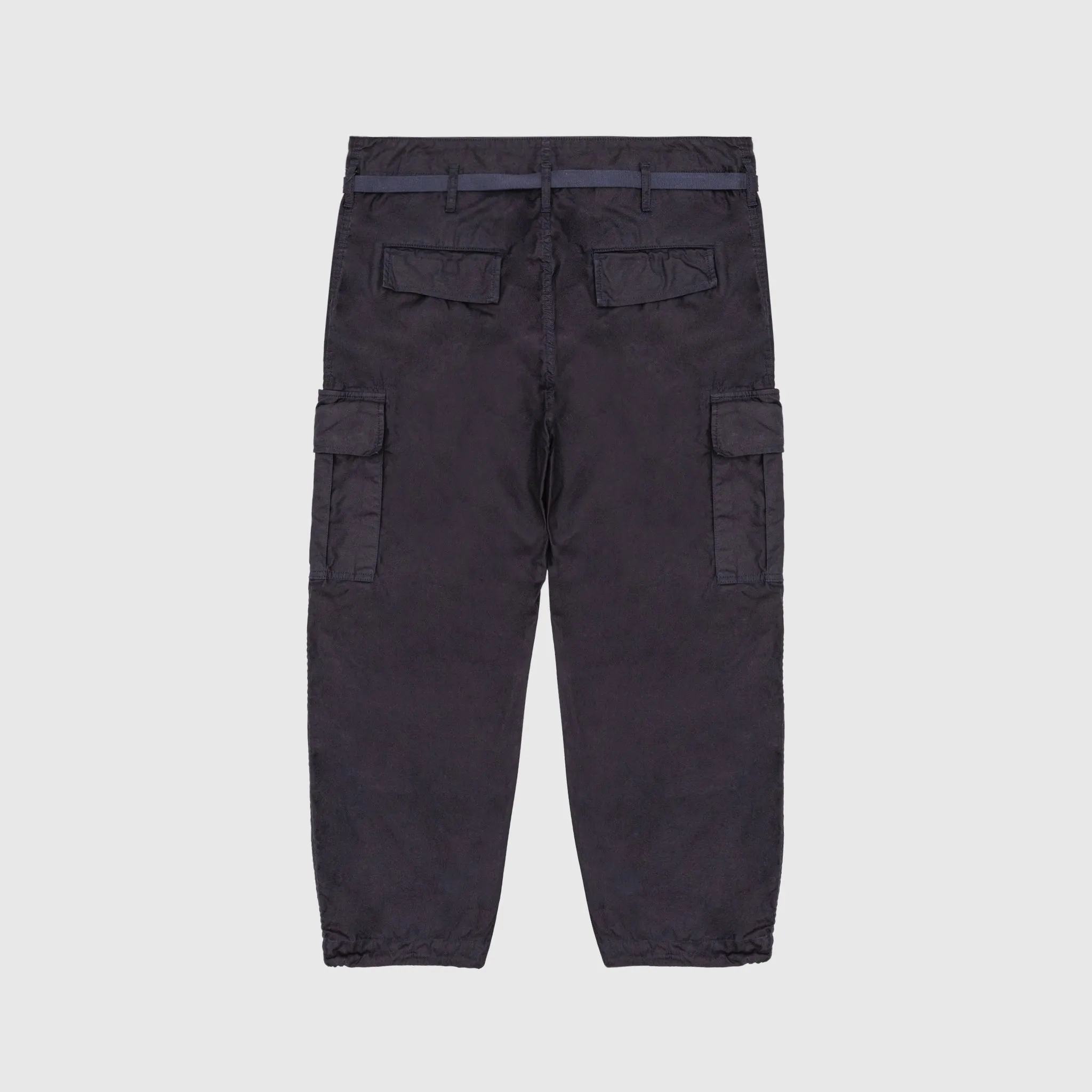 GABARDINE COTTON CARGO PANTS