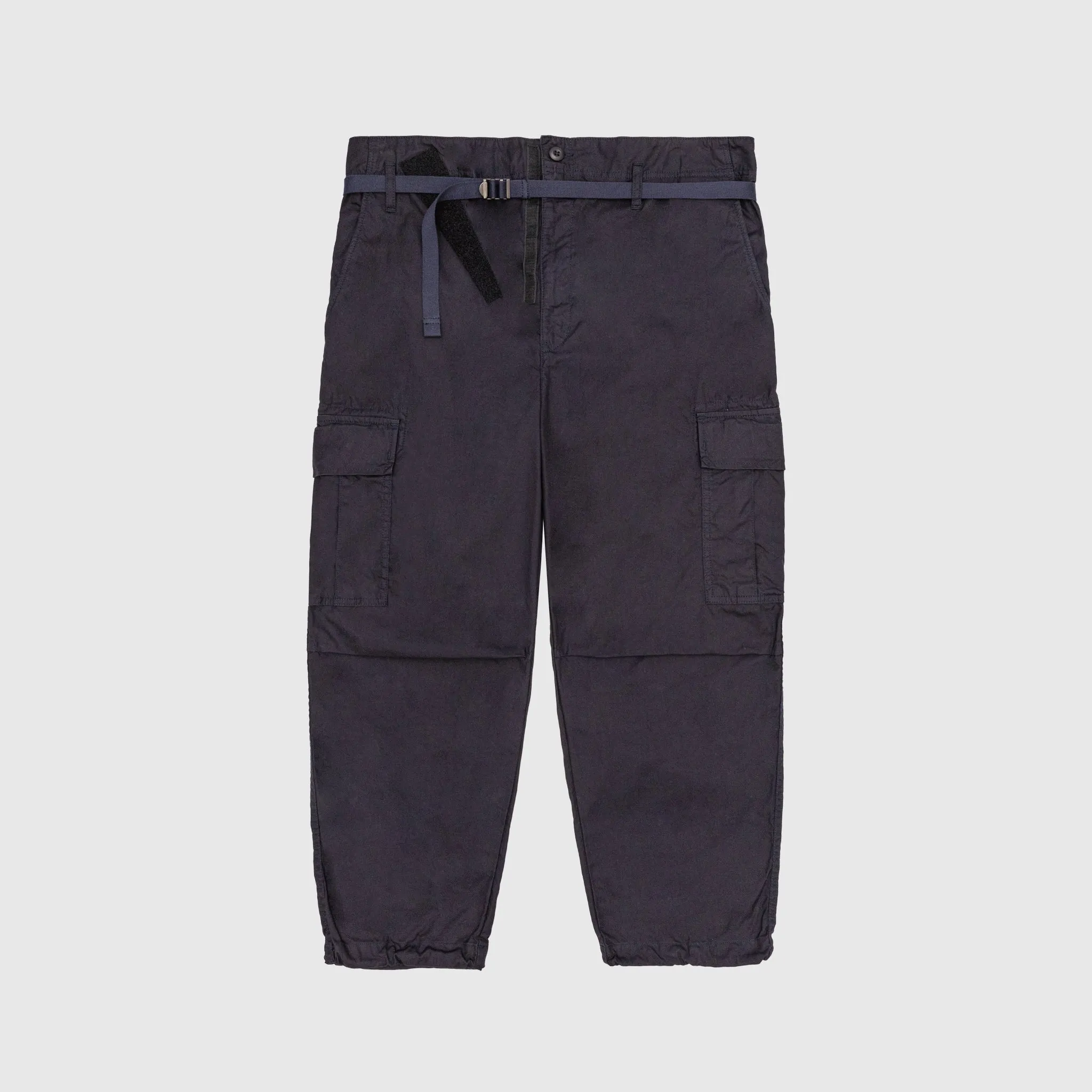 GABARDINE COTTON CARGO PANTS