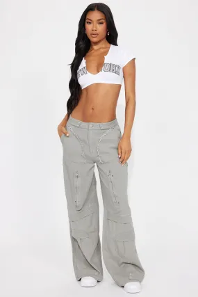 I Do It Better Cargo Pant - Grey