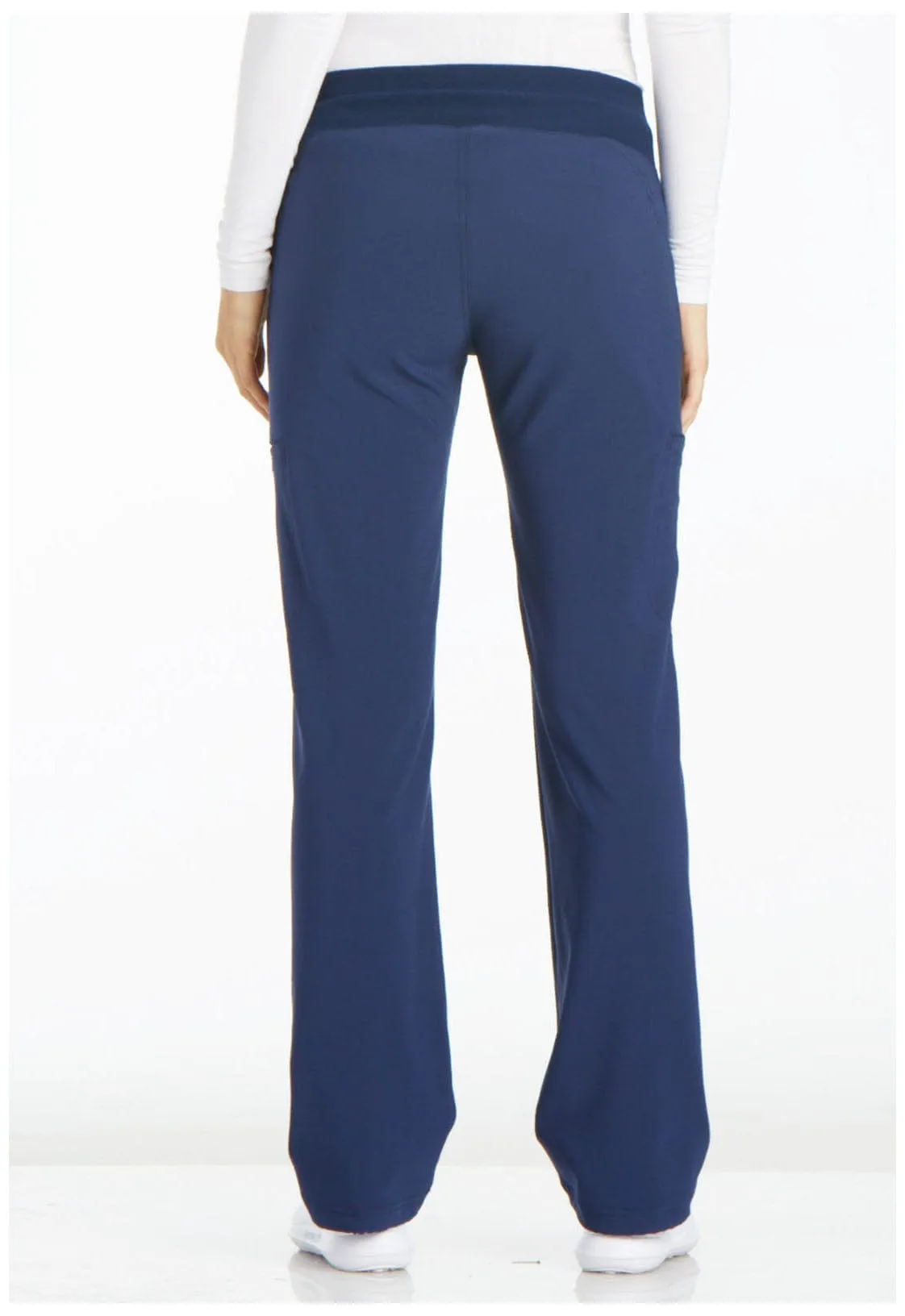 iFlex Cherokee Petite Mid Rise Straight Leg Pull-on Pant CK002P