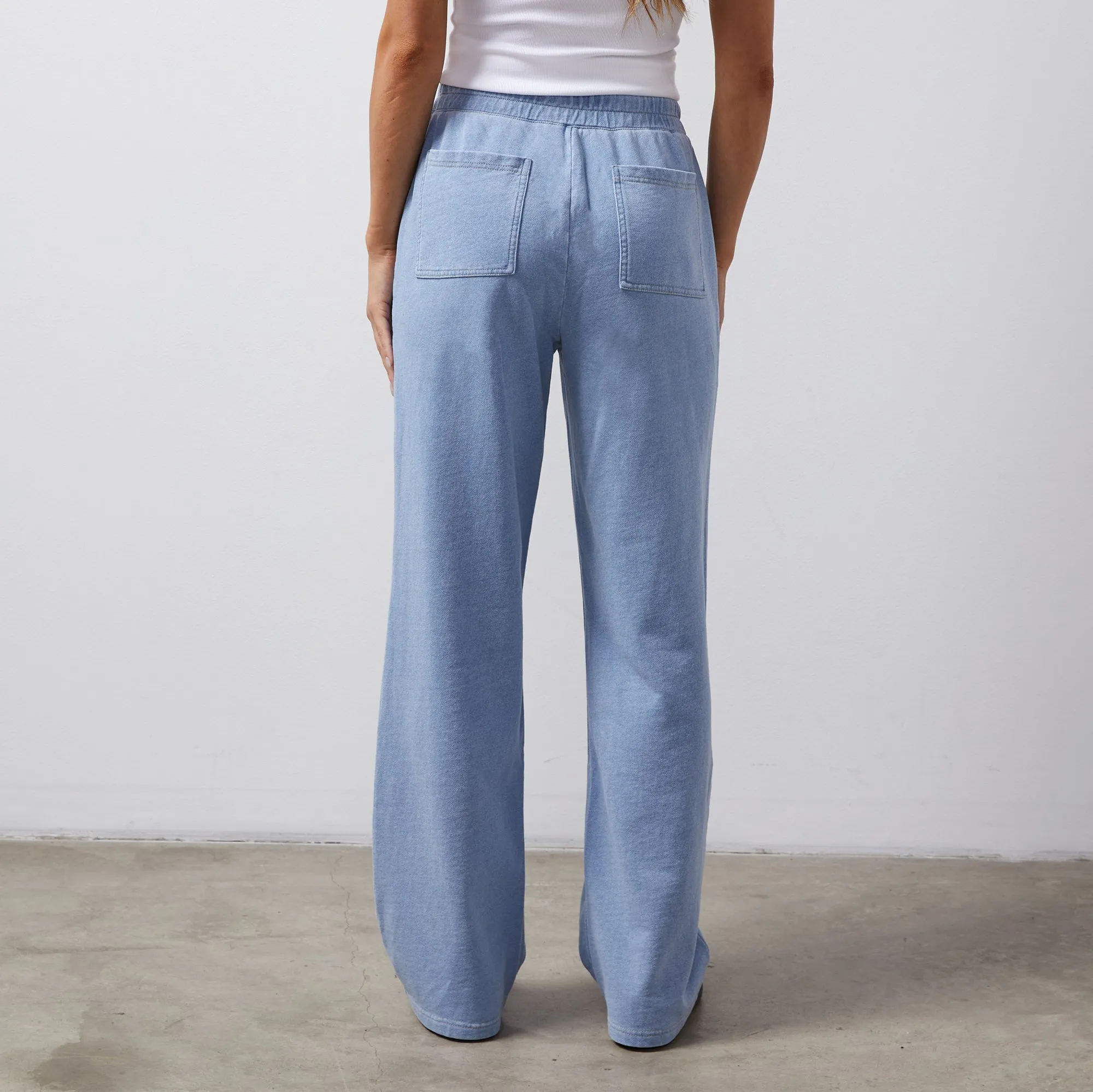 Indigo French Terry Pocket Pant