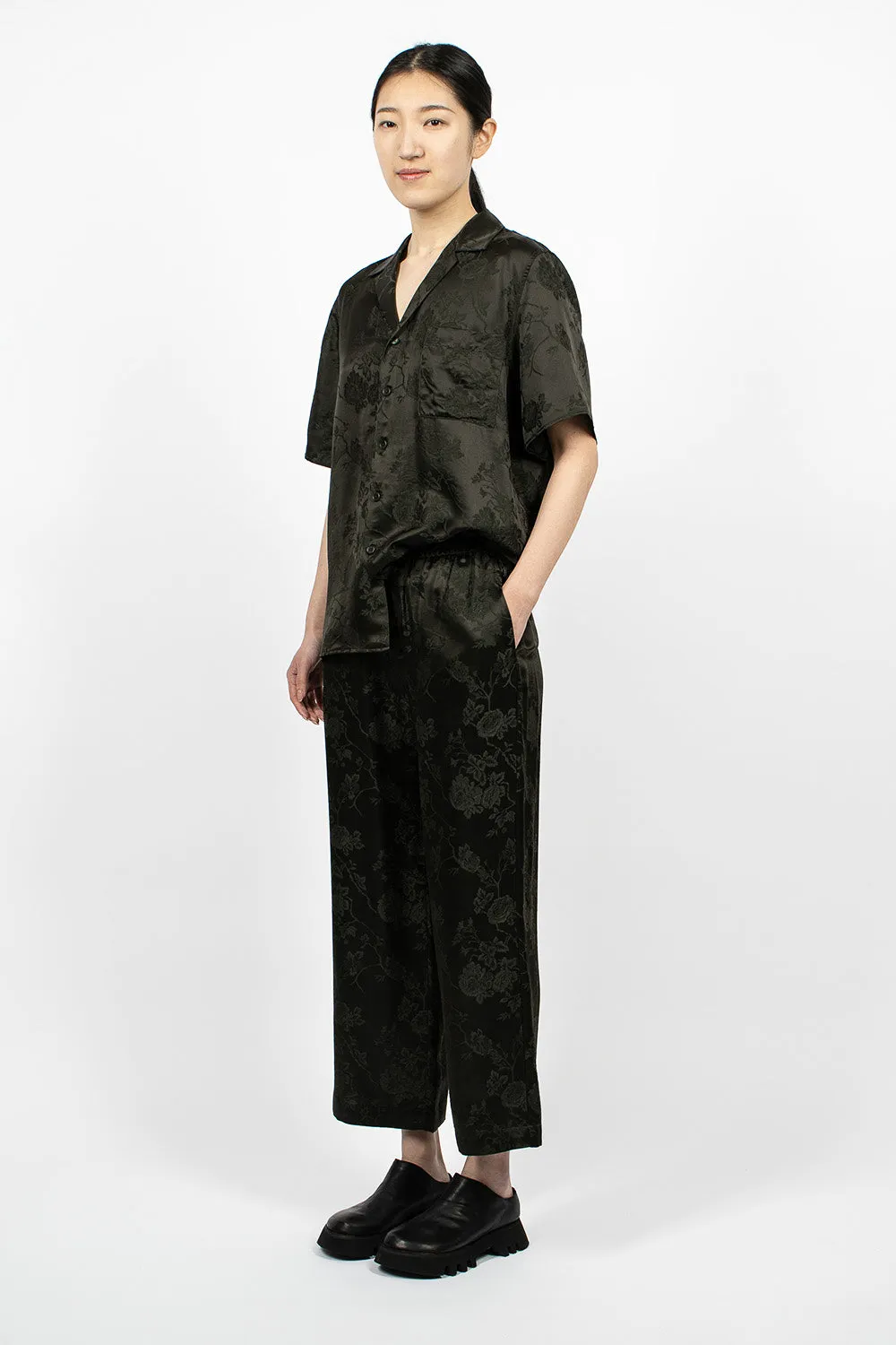 Jacquard Pull On Pant Dark Slate