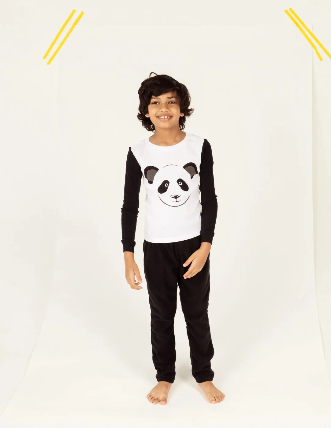 Kid's Panda Fleece Set