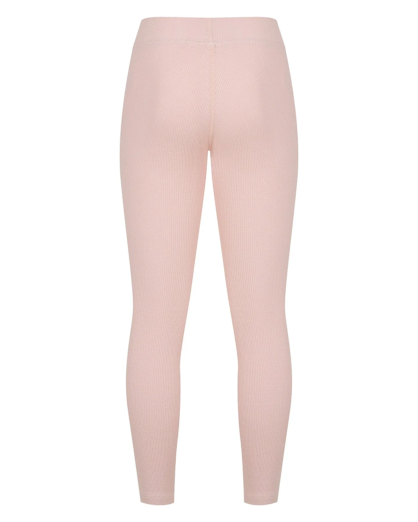 KIDS RIB LEGGING - PEACH PINK