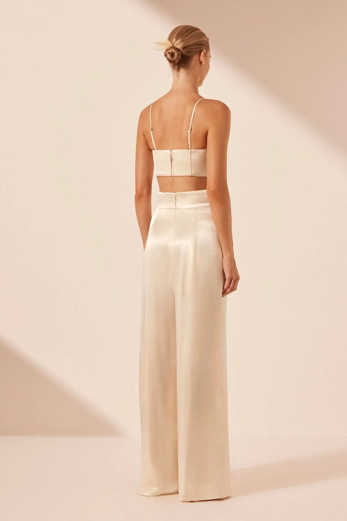 LA LUNE TUXEDO TROUSER - CREAM