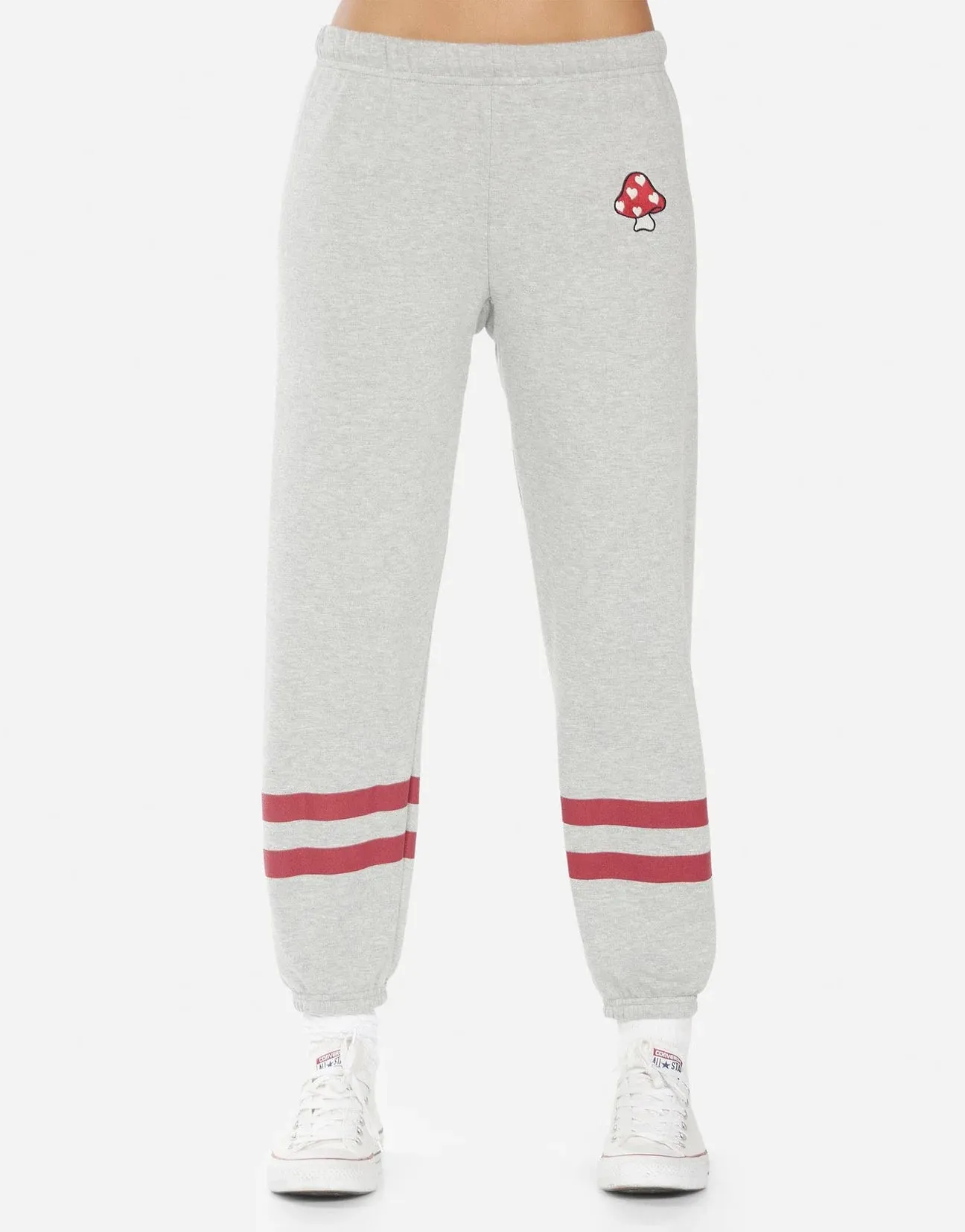 Lauren Moshi Alana Mushroom Happyface Sweatpants