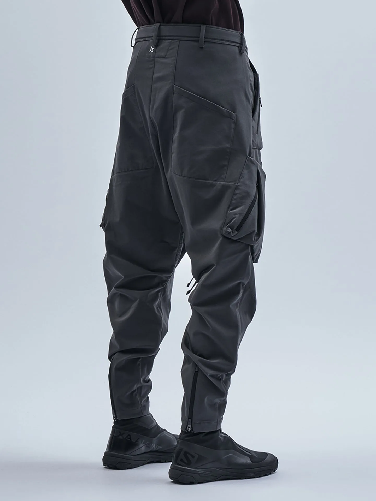 loratu cargo pants schoeller dryskin iron grey