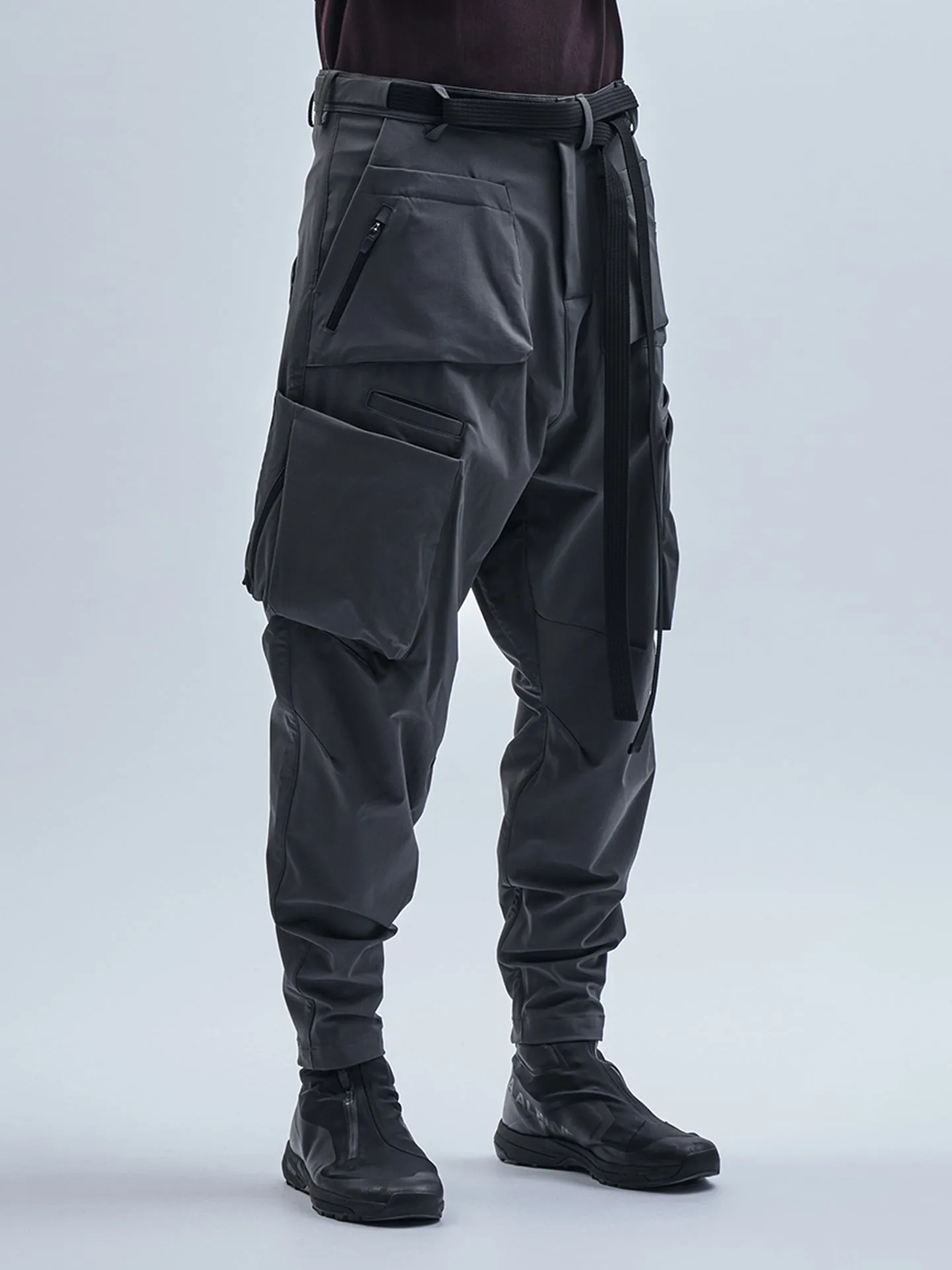 loratu cargo pants schoeller dryskin iron grey