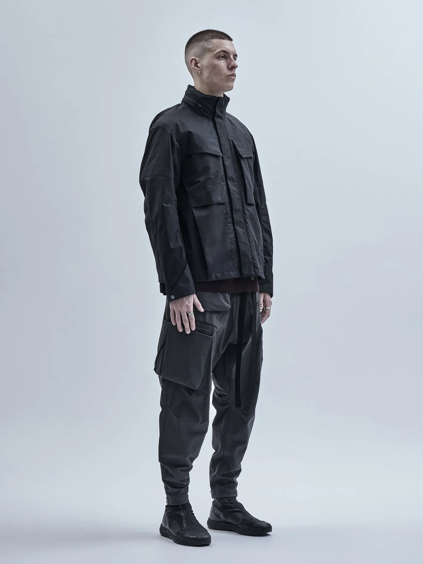 loratu cargo pants schoeller dryskin iron grey