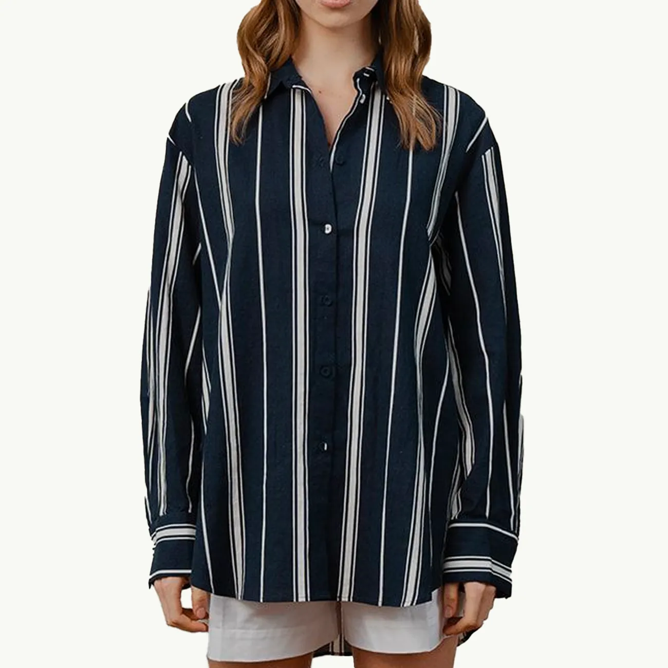 Loveshack Shirt - Navy Stripe