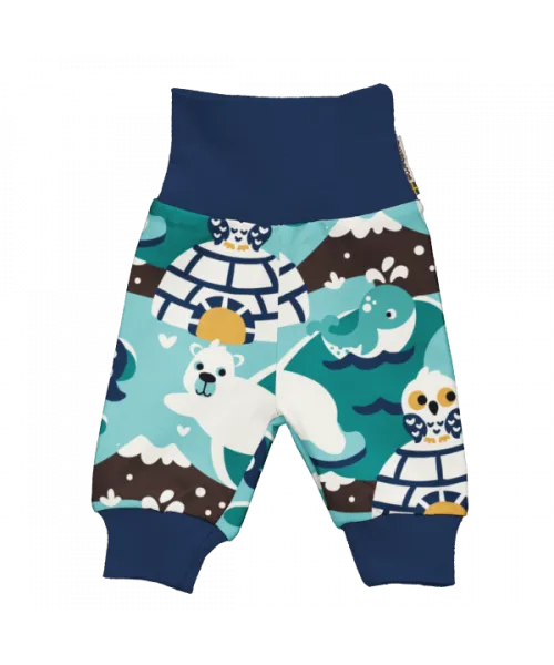 Maxomorra Arctic World Doll Rib Pants