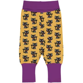 Maxomorra Forest Cat Cotton Rib Pants