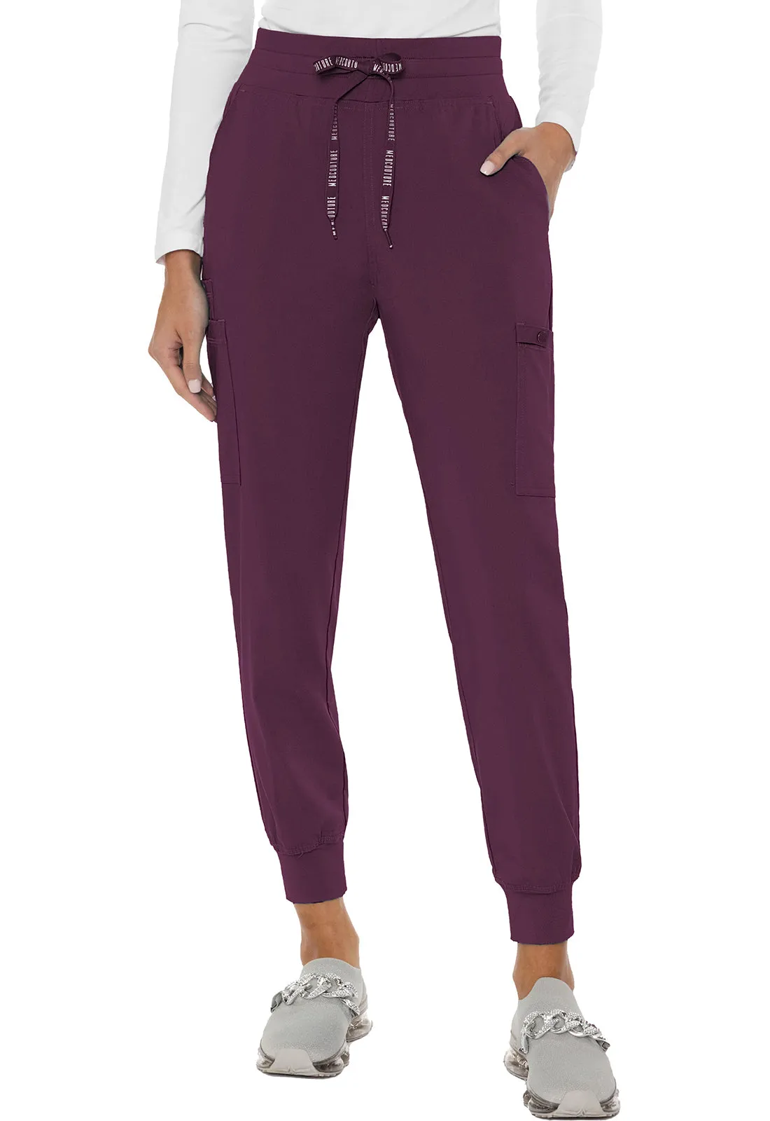 Med Couture Touch 7705 Women's Double Cargo Jogger Pant - PETITE