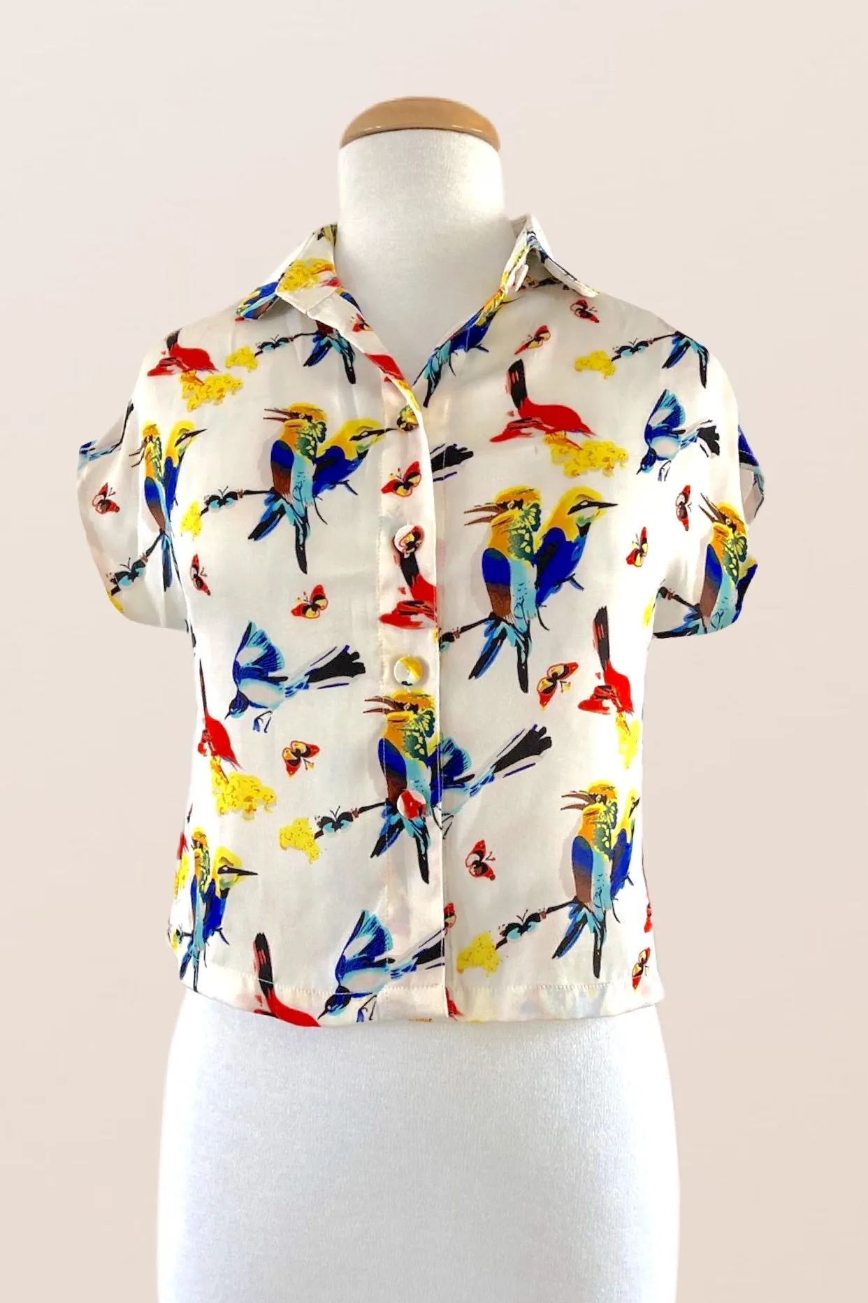 Minki Birds Blouse