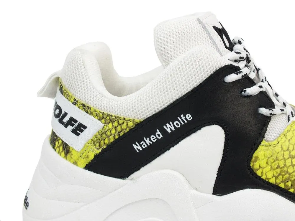 NAKED WOLFE Track White Neon Snake NWSTRACK