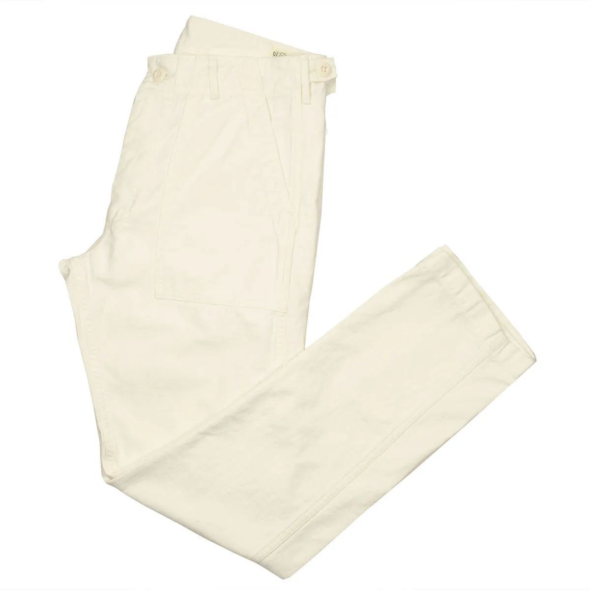 orSlow - Slim Fit Fatigue Pants - Ecru