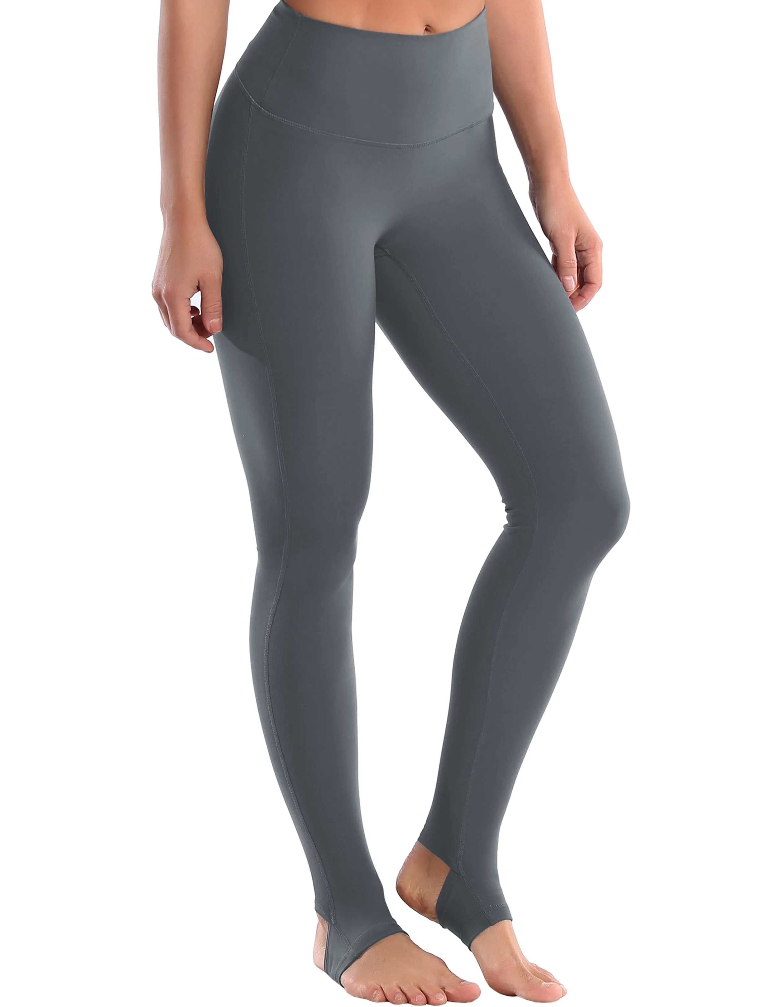 Over the Heel Yoga Pants shadowcharcoal