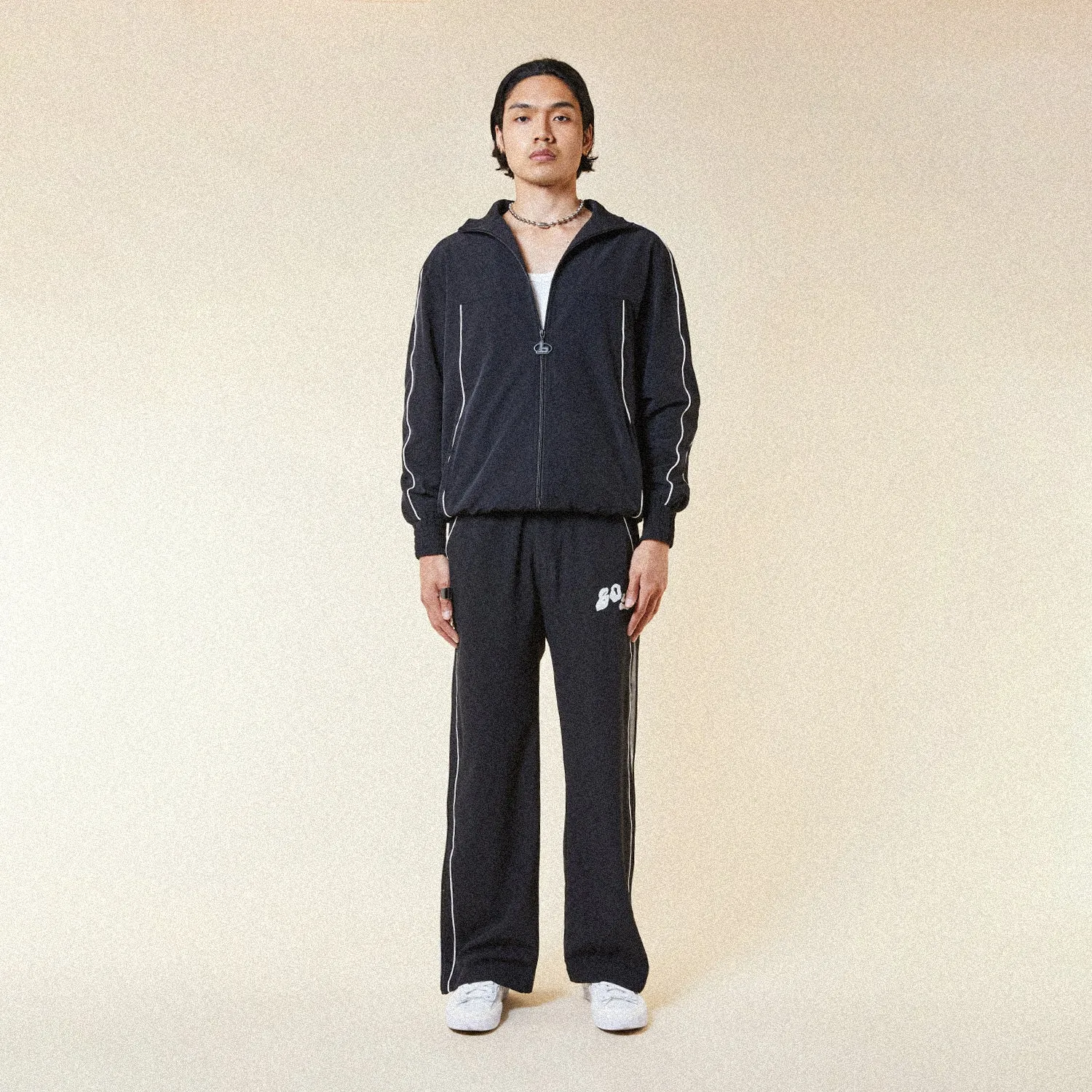 PAST, PRESENT, FUTURE BOY TRACK PANT - BLACK