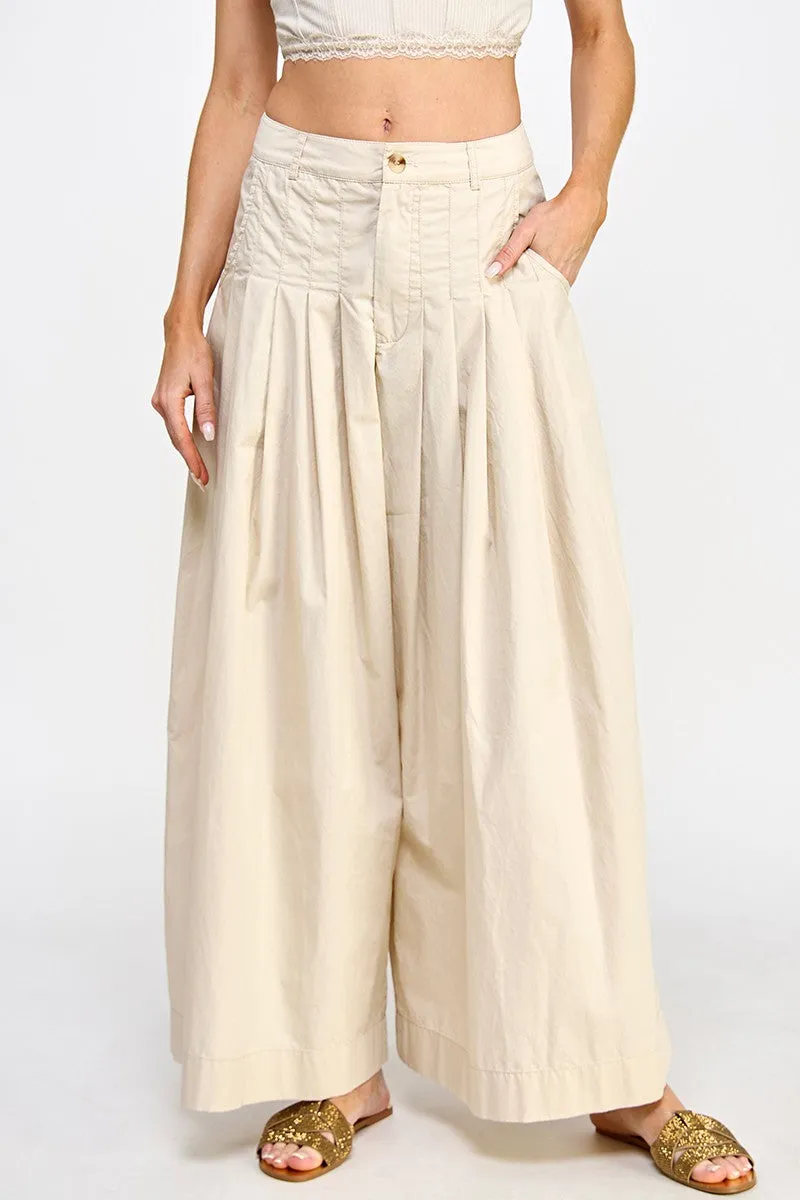 Ramsey Pleated Wide Leg Pant