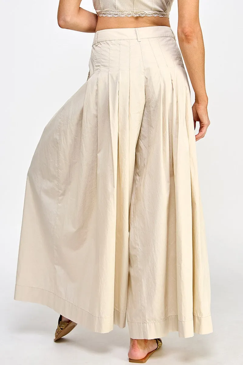 Ramsey Pleated Wide Leg Pant