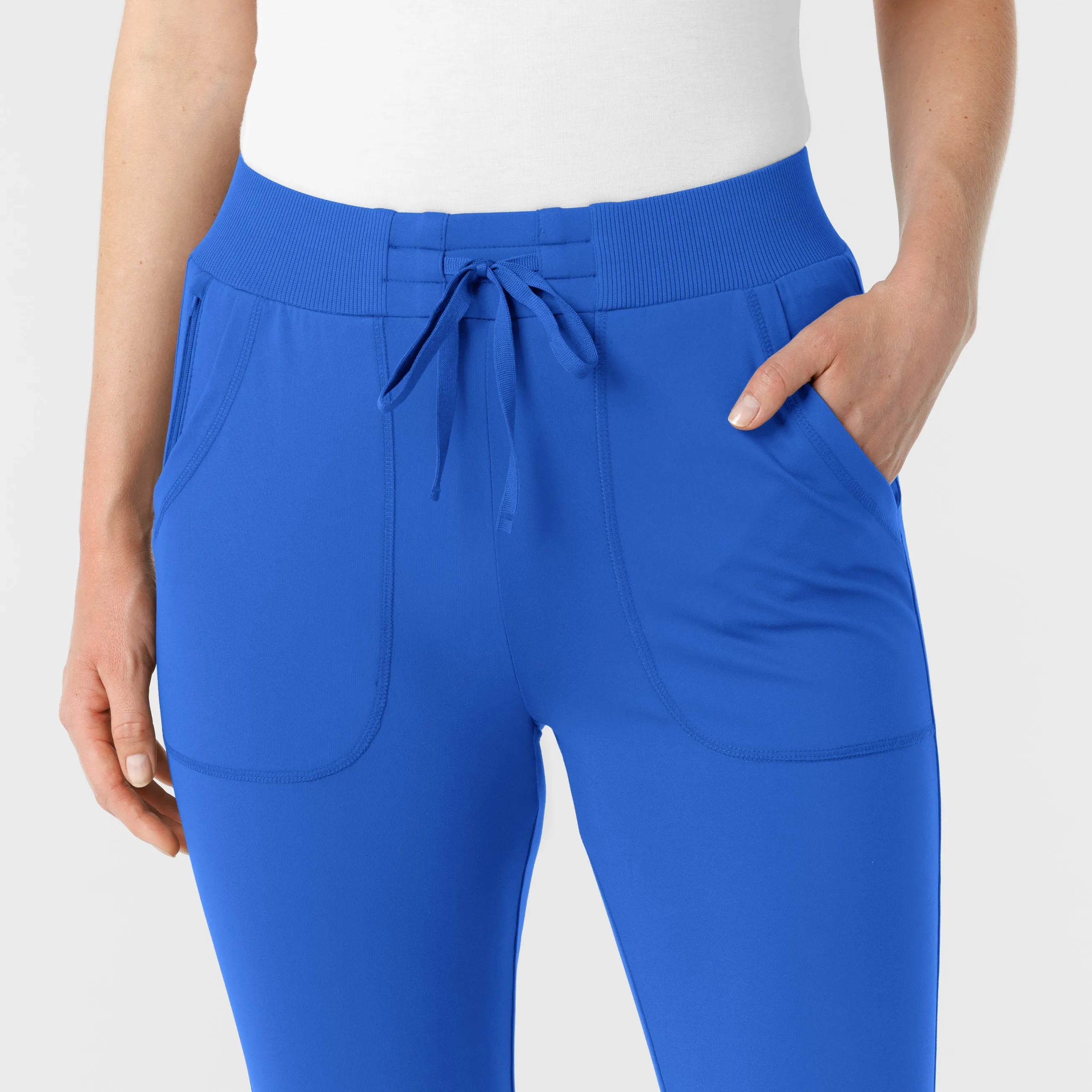 RENEW Knit Women's Track Scrub Pant - Royal