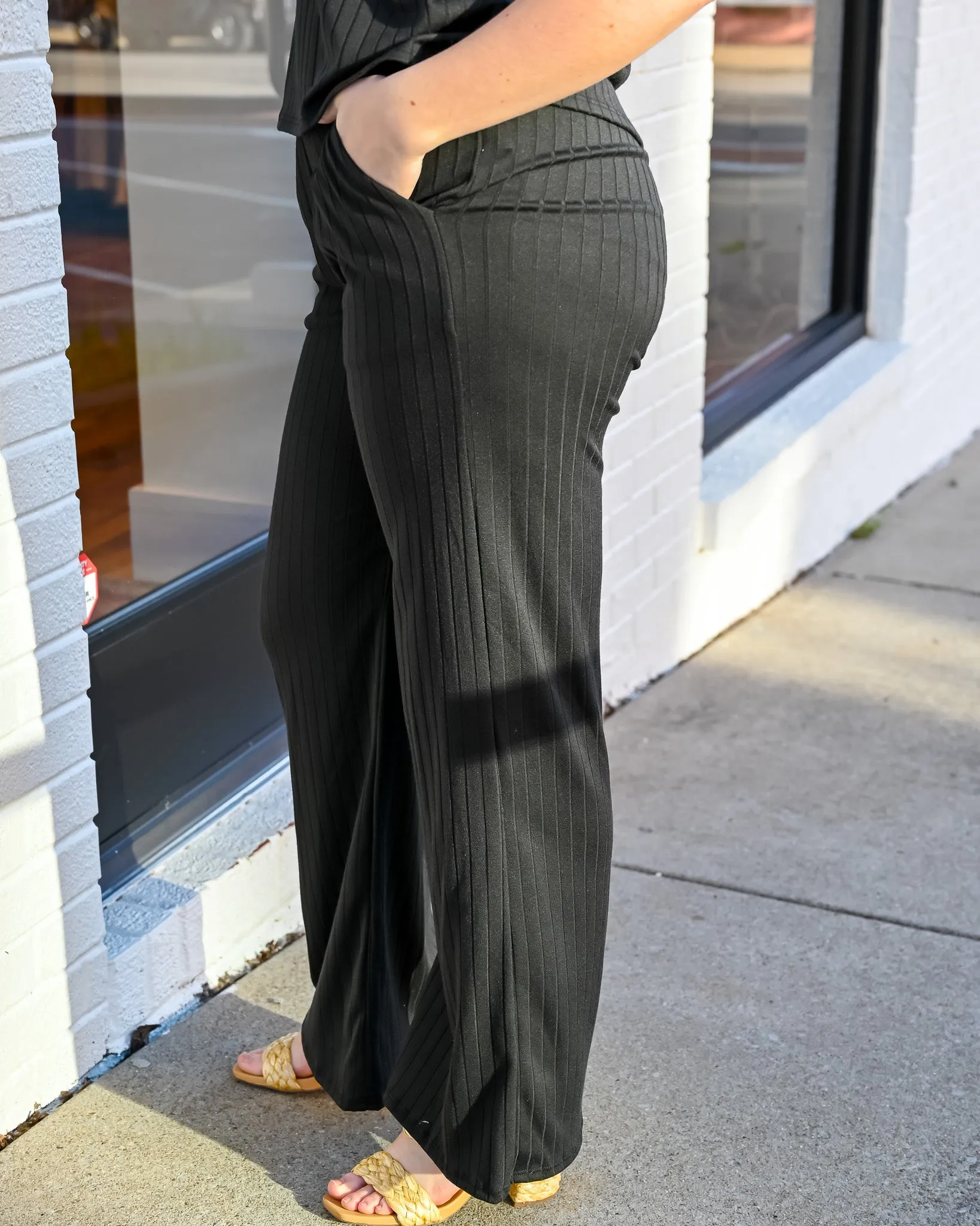 S-3X Lounge Around Ribbed Pants