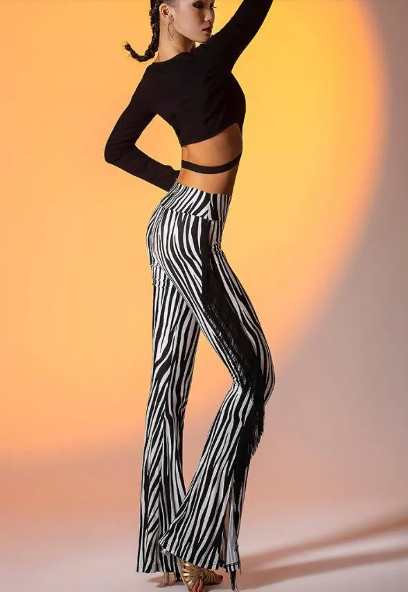 Safari Sway Pants | Black/Zebra | W21D135